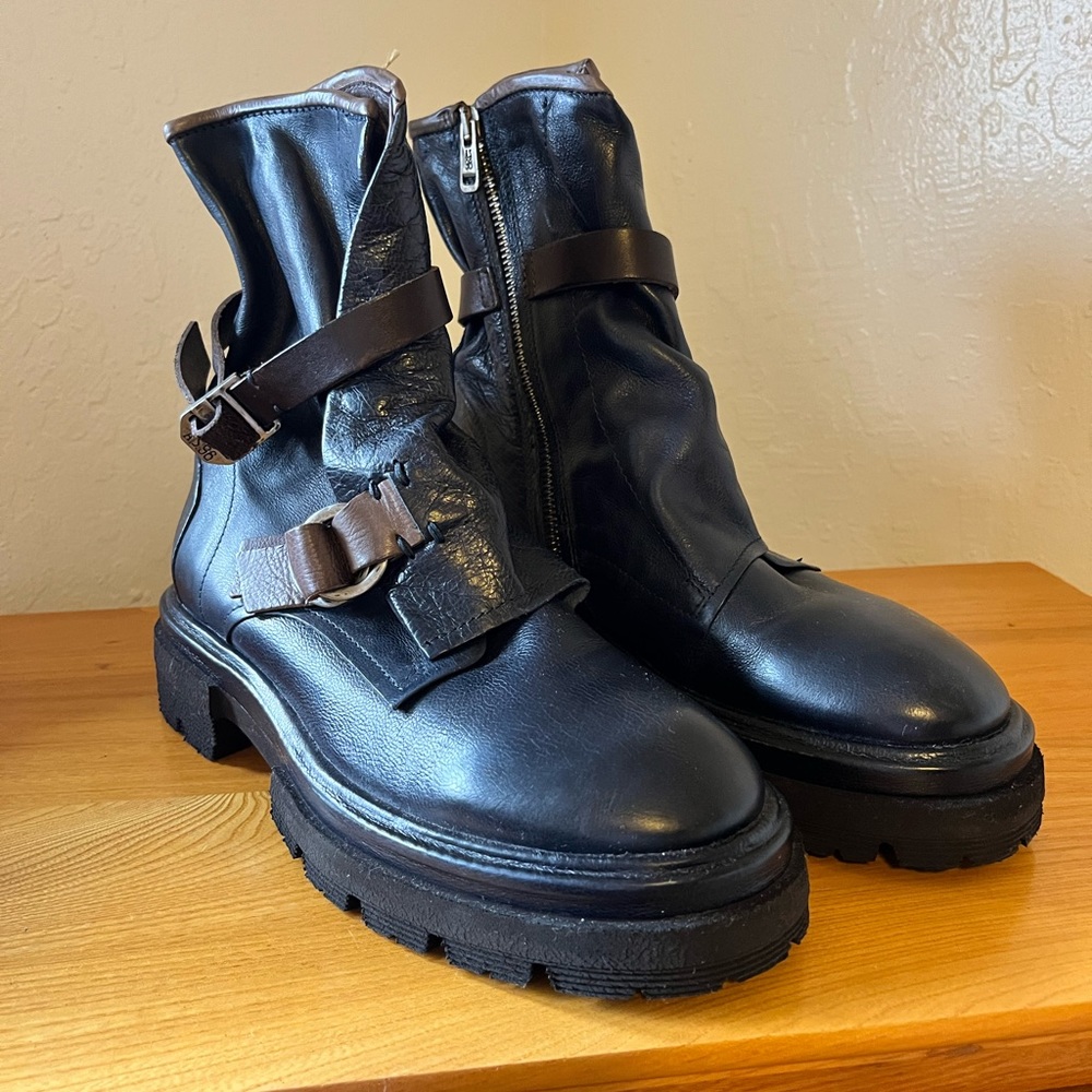 AS98 Lug Sole Ankle Boots